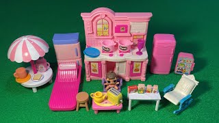 4 Minutes Satisfying with Unboxing Cute Baby Doll Kitchen Playset ASMR  Review Toys Collection [upl. by Itsirhc]