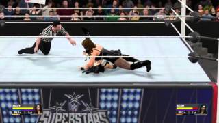 WWE 2K16 Kaitlyn Vs Aksana Superstars [upl. by Charbonneau]