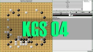 Jeu de go Les parties commentées de Francois  KGS 04  6k vs 4k [upl. by Akemyt]