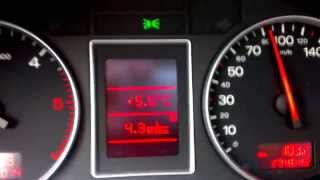 Audi A4 B6 19 TDI quattro avant 6 speed fuel consumption [upl. by Idolah]