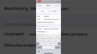 MKB Marketing Team Email instellen iPhone iOS 15 [upl. by Aihselat736]