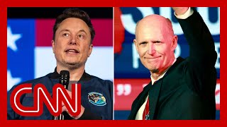 Elon Musk endorses Sen Rick Scott for Senate GOP leader [upl. by Slaby]