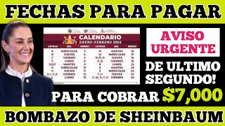 DE ULTIMO SEGUNDO NO QUE NO SALE CALENDARIO ADELANTADO PARA RECIBIR 7000 EN TARJETA [upl. by Heather110]