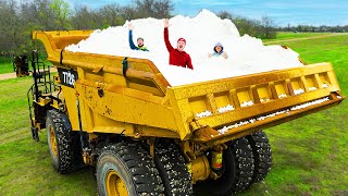 I Filled My Dump Truck With Packing Peanuts [upl. by Sylado]