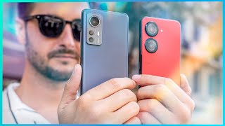 El MEJOR smartphone PEQUEÑO es Xiaomi 12 vs Zenfone 9 [upl. by Nyrmac]