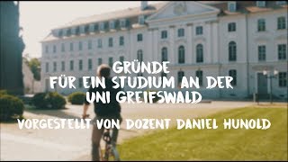 Gründe für ein Studium an der Uni Greifswald [upl. by Ennaylil]