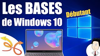 Cours informatique débutant  Les BASES de Windows 10 tuto français [upl. by Orvah146]