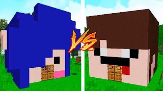 CASA DA MOONKASE VS CASA DO MELHOR AMIGO MINECRAFT [upl. by Harry596]