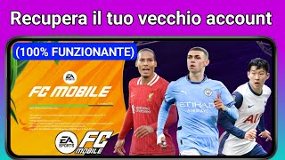 Come recuperare il tuo vecchio account in FC Mobile  Recupera account FC Mobile [upl. by Ymot]