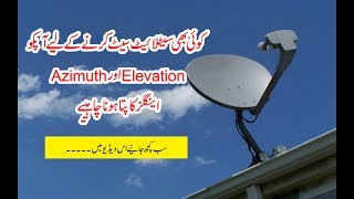 Antenna Look Angles  Important Problem Solved  Azimuth Angle  Elevation Angle [upl. by Annawt]