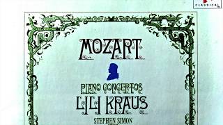 Mozart  Piano Concertos No2021222324252627  Presentation Centurys record  Lili Kraus [upl. by Eittik]