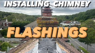 Installing Lead Chimney Flashings WORKING ON MY OWN HOUSE EPISODE 4 [upl. by Radnaskela]