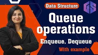 Lec47 Enqueue Dequeue amp other Operations on Queue  Data Structure [upl. by Rhiana]