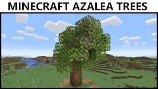 Where To Find AZALEA TREES In MINECRAFT [upl. by Ysle521]