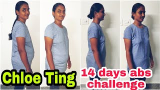 I tried Chloe Tings Abs Challenge  Realistic Realistic results  In Tamil  Indian [upl. by Lunetta]