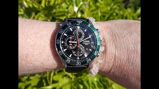 Lorus Chronograph watch review model RM347FX9 [upl. by Dercy268]