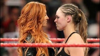 WWE Full Match  Ronda Rousey Vs Becky Lynch  Monday Night RAW Full Match [upl. by Ybloc460]