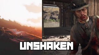 John Marstons final breathes but with Unshaken in the background High Honor  Red Dead Redemption [upl. by Luapnoj128]