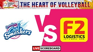 Creamline vs F2 Logistics  PVL Live Scoreboard 2023 [upl. by Lenssen]