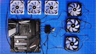 How to wire and setup Corsair RGB fans  tips for adding RGB fans to your case easily [upl. by Nnalorac330]