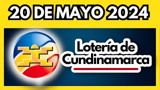 LOTERIA DE CUNDINAMARCA último sorteo del lunes 20 de mayo de 2024 💫✅💰 [upl. by Salohci369]