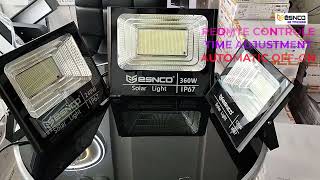 ES SOLAR FLOOD LIGHT  120w 240w 360w  HIGH QUALITY SOLAR [upl. by Kester444]