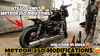 Meteor350 MODIFICATION SERIES PART 1  GT 650 cowl👀 [upl. by Retrop]