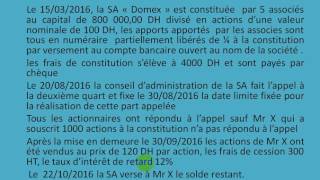 comptabilité des sociétés S4 partie 8 quot cas défaillant quot [upl. by Yrannav423]