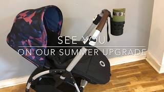 Bugaboo Bee 5 2018 Winter Upgrade How to fit on Bugaboo Universal Footmuff and Birds Sun Canopy [upl. by Ssew]