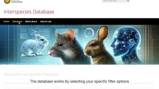 Demonstration of Interspecies Database [upl. by Geri]