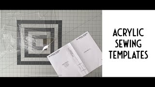 Using Acrylic Sewing Templates [upl. by Akcired]