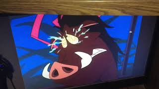 Timon amp Pumbaa Pumbaa’s screams in fear [upl. by Essirahs]