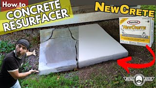 How to Resurface Concrete with Rapid Set NewCrete [upl. by Soilissav]