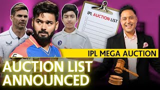 IPL Auction 2025 The ultimate players list announced  gamefaceon [upl. by Dallas560]