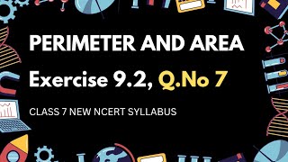 quotFind the Perimeter of a Semicircle  Class 7 Math  Perimeter And Area Conceptsquot New NCERT Syllabus [upl. by Htnnek578]