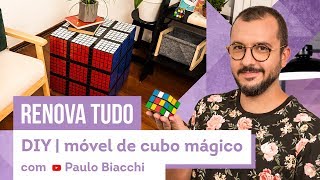 DIY  Móvel de Cubo Mágico [upl. by Mylander]