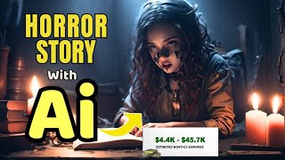 horror story with ai  horror story video kaise banaye  make ai horror story video using free ai [upl. by Leinaj]