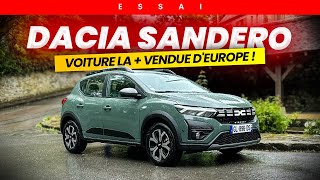 ESSAI DACIA SANDERO  Pourquoi elle cartonne [upl. by Nihcas]