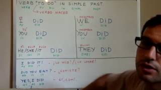 CLASES DE INGLES 11 Pasado en ingles Verbo TO DO [upl. by Rebmetpes477]