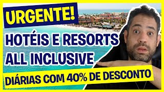 PROMOÇÃO RELÂMPAGO CVC RESORTS ALL INCLUSIVE MUITO BARATOS COM DIÁRIAS COM 40 DE DESCONTO [upl. by Siocnarf]