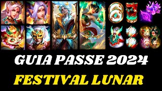 Passe Festival Lunar 2024  Prêmios Grátis Evento Loja Mítica Orbes e Skins  League of Legends [upl. by Fleda893]