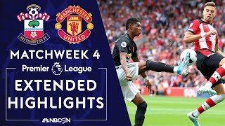 Southampton v Manchester United  PREMIER LEAGUE HIGHLIGHTS  83119  NBC Sports [upl. by Orravan279]