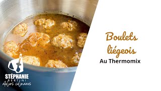 Boulets Liégeois à la sauce lapin au Thermomix [upl. by Dreda]