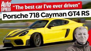 Porsche 718 Cayman GT4 RS “The best car I’ve ever driven”  Auto Express [upl. by Aleil587]