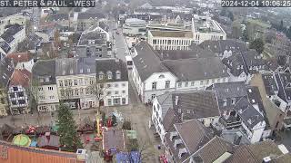 Livestream von St Peter und Paul nach Westen auf Rathaus und Marktplaz [upl. by Zechariah140]