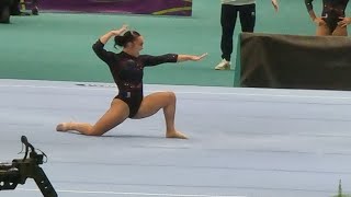 Coline Devillard 🇫🇷  12633 Floor  QF  European championships 2024 [upl. by Waal]