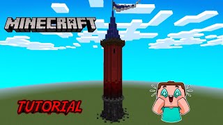 TUTORIAL TORRE MEDIEVAL FANTASY NO MINECRAFT  Minecraft [upl. by Adi]