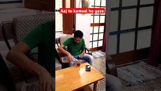 Aaj to kamaal ho gaya 😋funny comedy relatable marriedlife husbandwifecomedy trending shorts [upl. by Stodder]