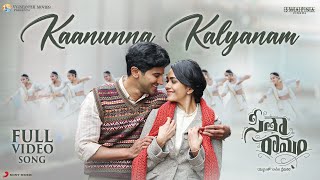 Kaanunna Kalyanam Video  Sita Ramam Telugu  Dulquer  Mrunal  Vishal  Hanu Raghavapudi [upl. by Eliath]