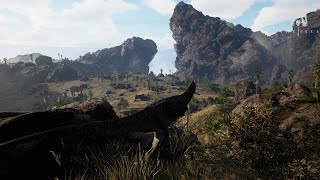 NEW MAP Gateway stress test  4k60fps  The Isle Evrima [upl. by Royce]